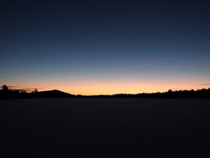 couchers de soleil sommet lac laponie suède